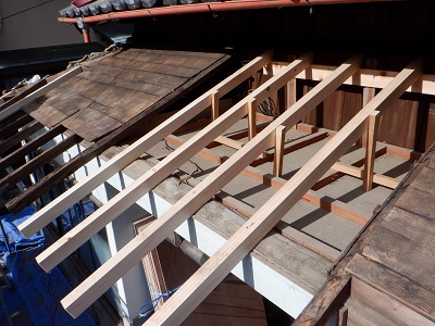 古民家屋根 修繕